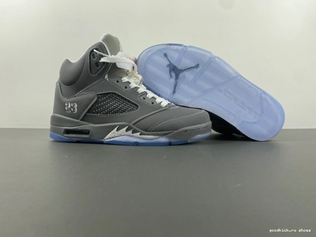 Rep 5 Wolf 136027-005 Air Grey Retro Jordan 0729